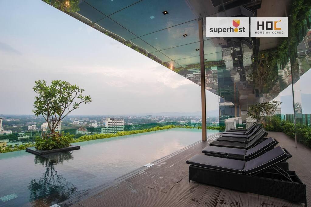 Cozy Luxury Condo @ The Astra Chiang Mai Exterior foto